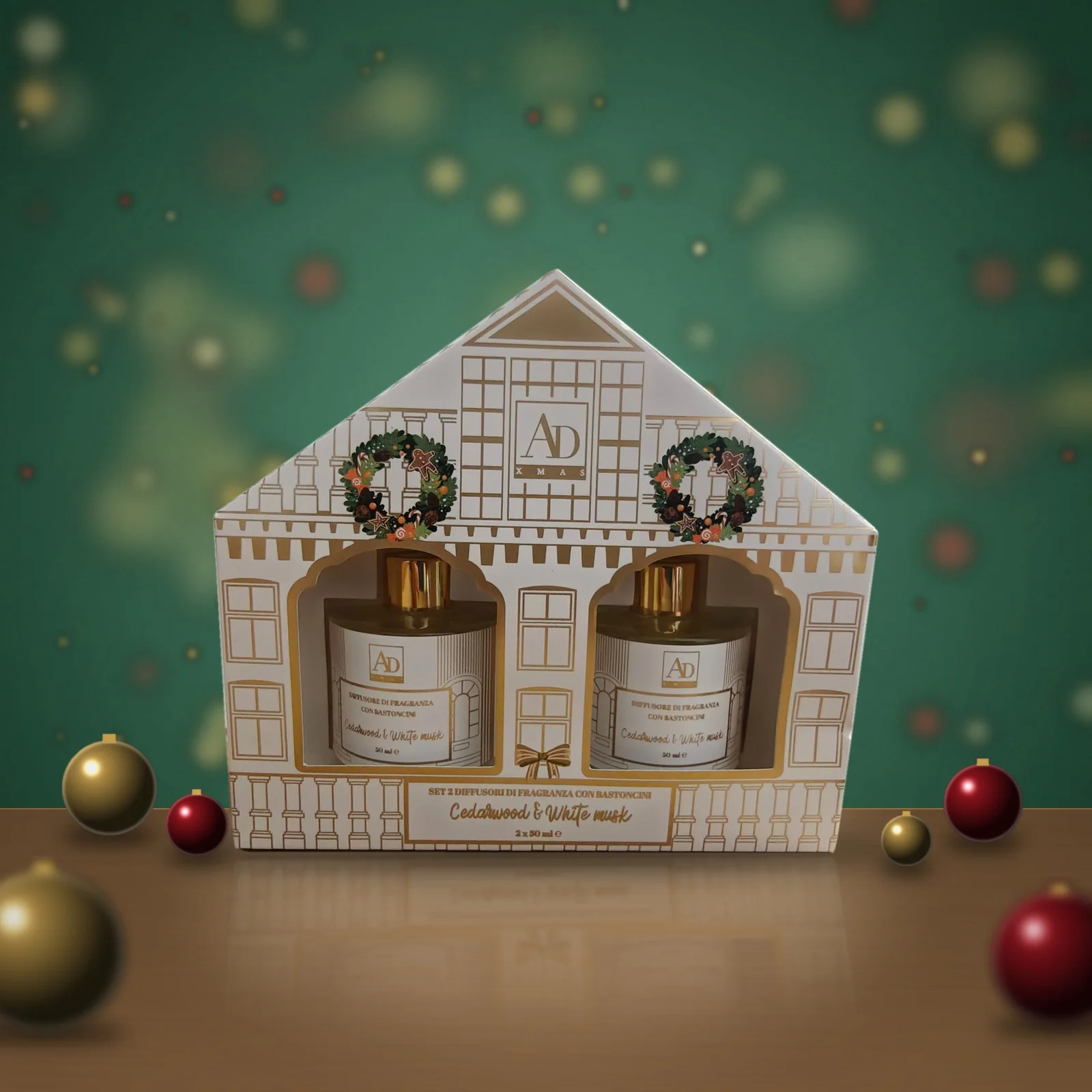 Cedarwood & White Musk Reed Diffuser Gift Set (2 x 50ml)